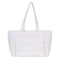 Checkered Beige
