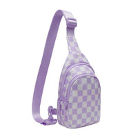 Checkered Light Purple