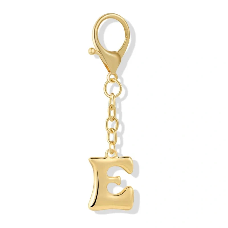 Bubble Initial Letter - Bag Charm