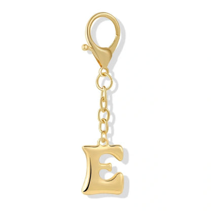 Bubble Initial Letter - Bag Charm
