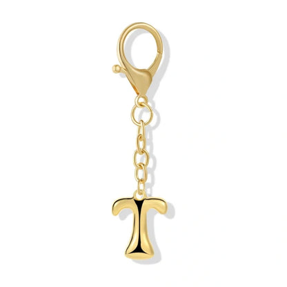 Bubble Initial Letter - Bag Charm