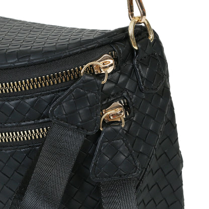 GoFree - Woven Leather Bum Bag