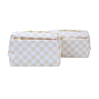 Checkered Beige