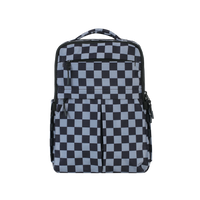 Checkered Gray and Black