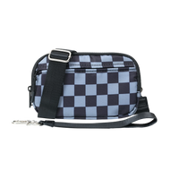 Checkered Gray and Black