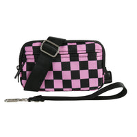 Checkered Pink and Black