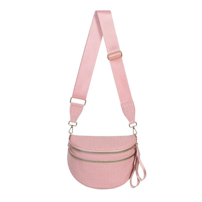 GoFree - Woven Leather Bum Bag