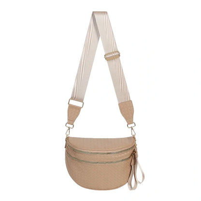 GoFree - Woven Leather Bum Bag