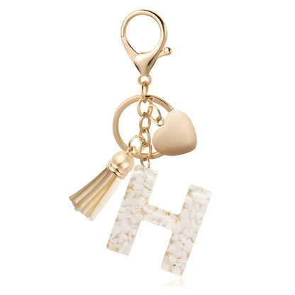 Golden Initial - Bag Charm