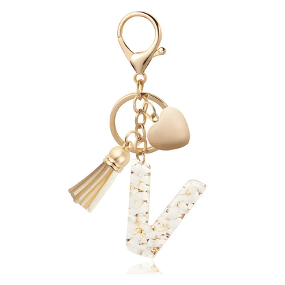 Golden Initial - Bag Charm