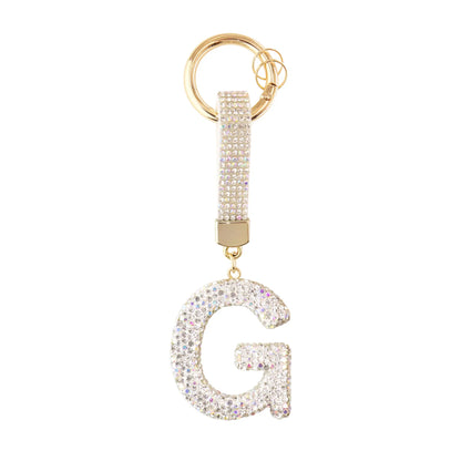Sparkle Initial – Bag Charm (Silver)