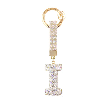 Sparkle Initial – Bag Charm (Silver)