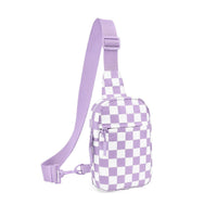Checkered Light Purple