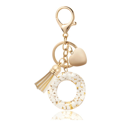Golden Initial - Bag Charm