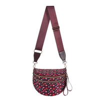 Burgundy Mini Hearts