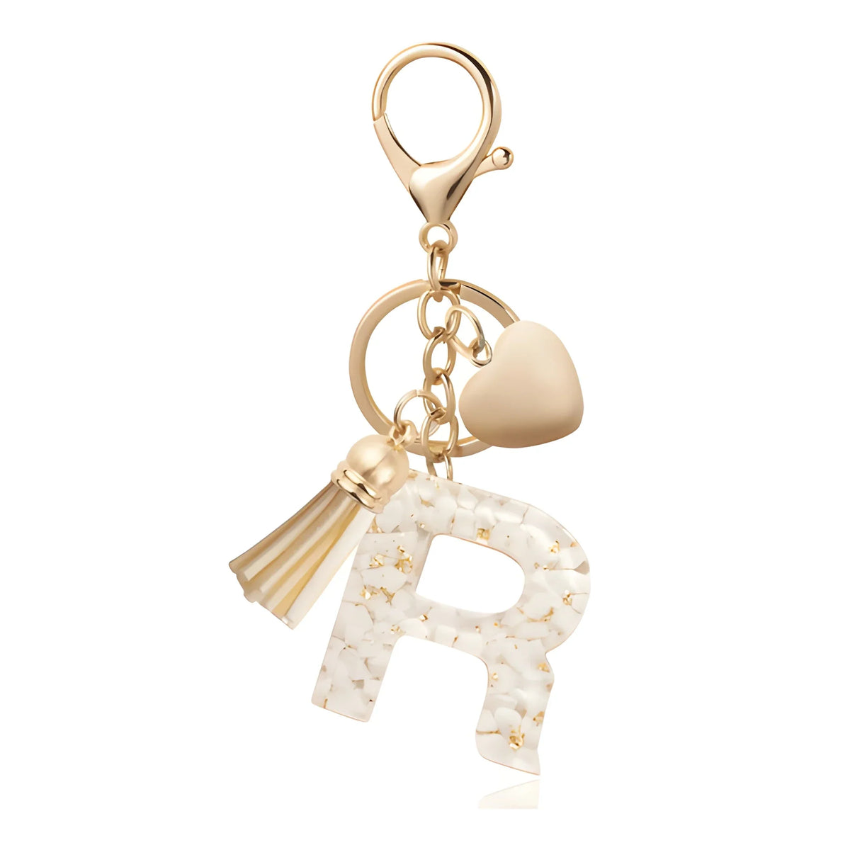 Golden Initial - Bag Charm