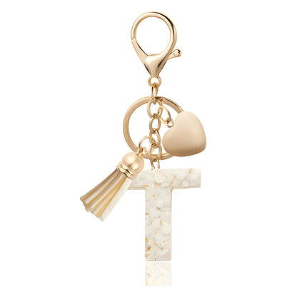 Golden Initial - Bag Charm